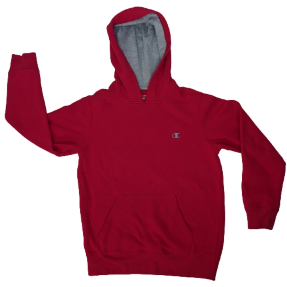 Champion Boys Pullover Red Hoodie Size Medium